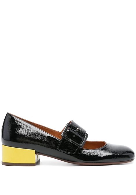 Black and yellow 40mm Unari pumps Chie mihara - women CHIE MIHARA | UNARINGR